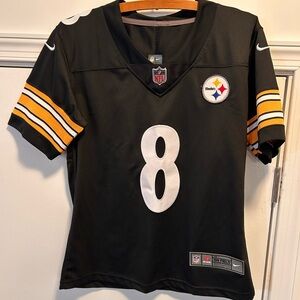 Nike On Field Stitched Kenny Pickett #8 Pittsburgh Steelers NFL Jersey Size M